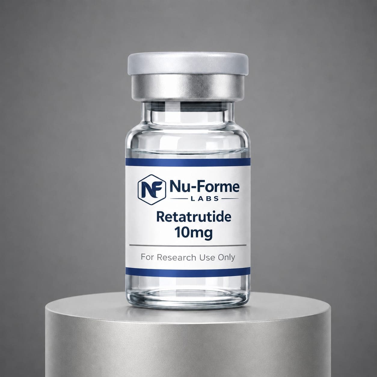Retatrutide peptide 10mg product vial