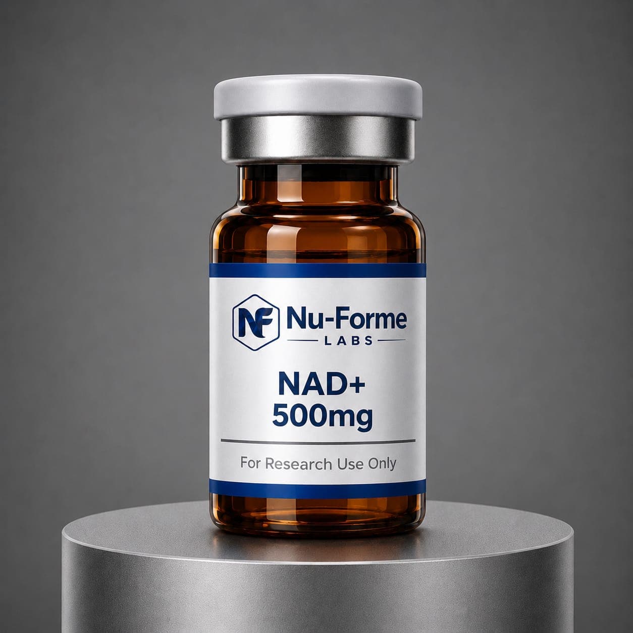 NAD+ peptide 500mg 1000mg product vial